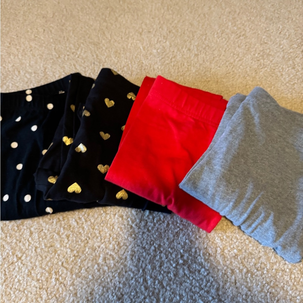 Girls Large Legging Bundle - 4 Total